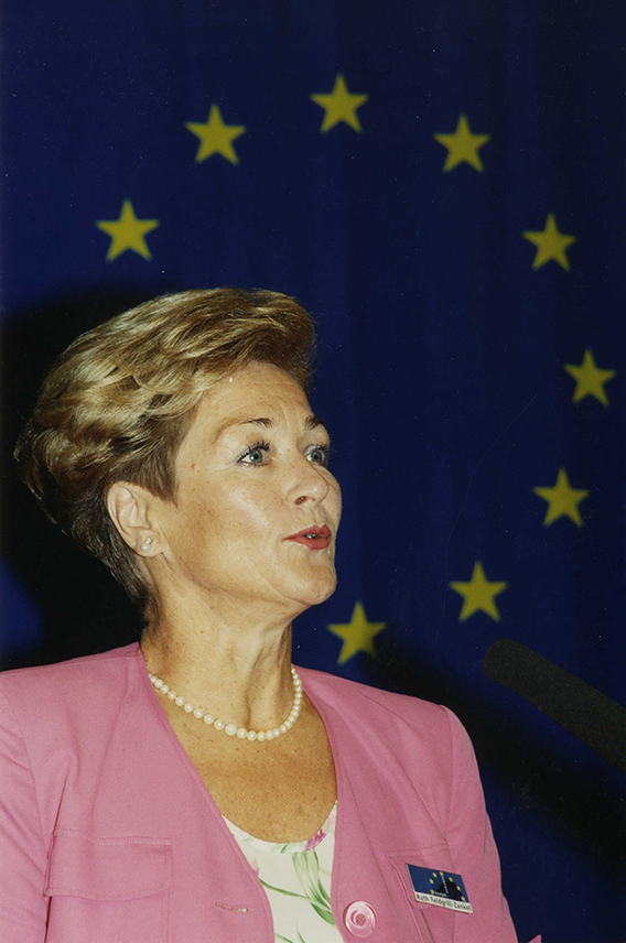 Ruth Feldgrill-Zankel bei der EU-Ministerkonferenz in Graz, September 1997, Fotograf: Peter Philipp